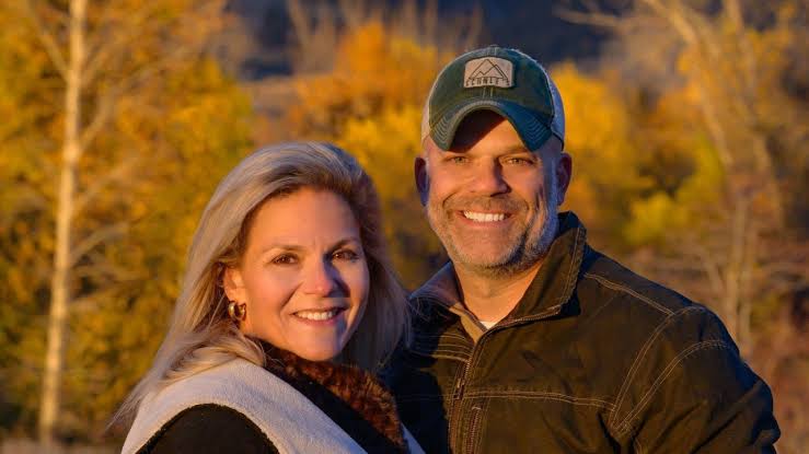Daniel Brunner junto a su esposa Christine en Montana