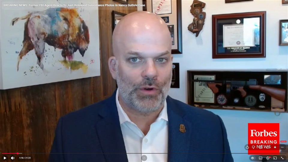 Daniel Brunner en Forbes Breaking News, analizando el caso Nancy Guthrie